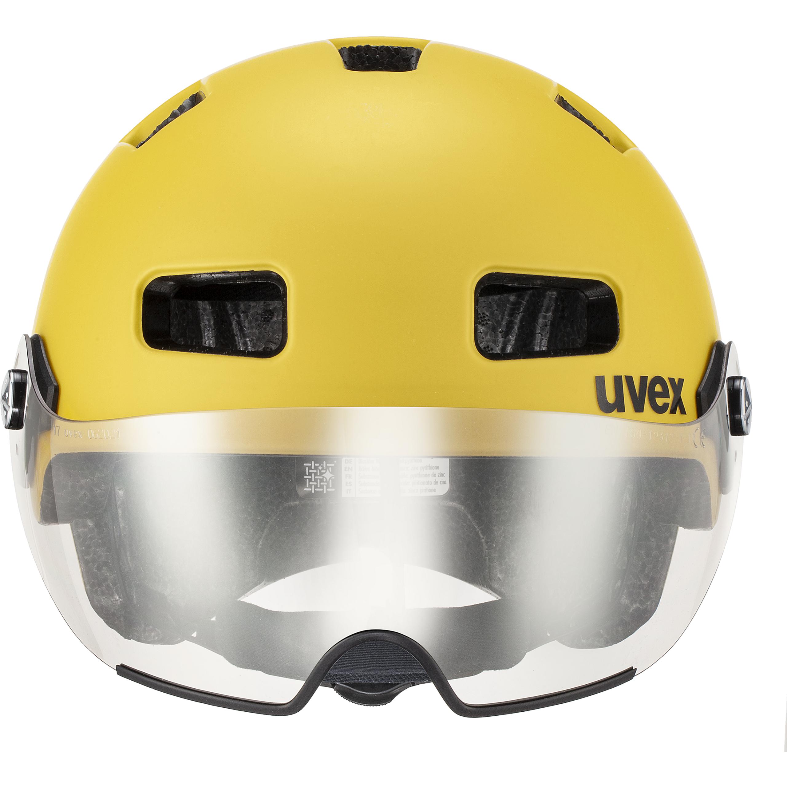 Uvex Rush Visor Sunbee Matt Bike Helmets Uvex Sports