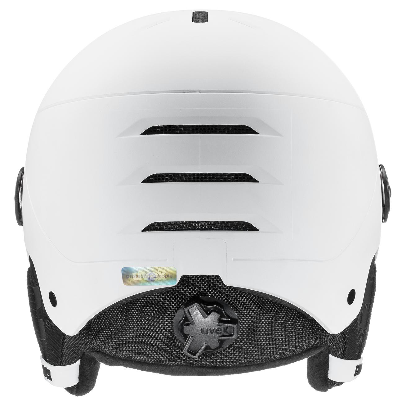 uvex rocket jr visor white - black matt | Ski helmets | uvex sports