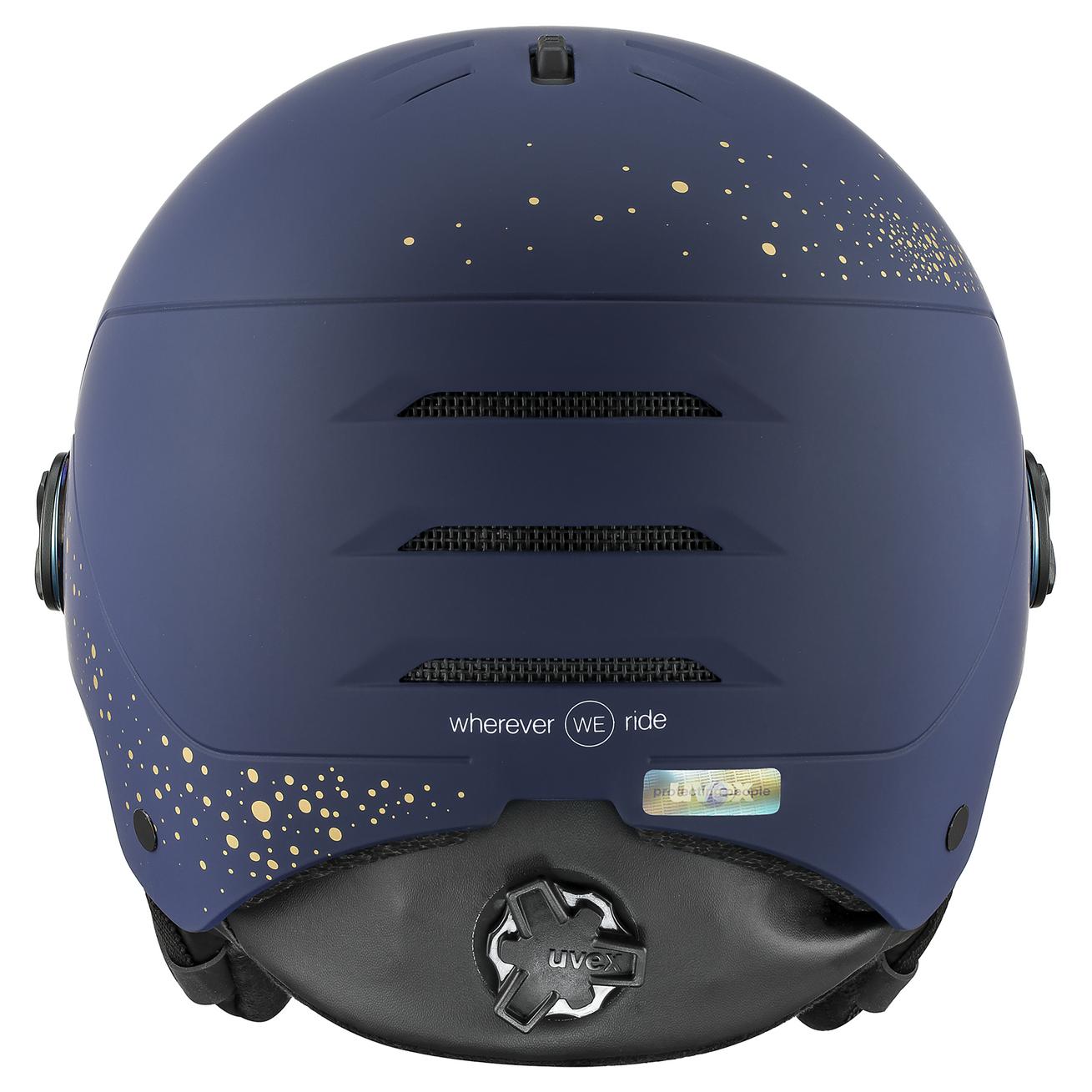 uvex wanted visor WE polar sparkles gold | Ski helmets | uvex sports