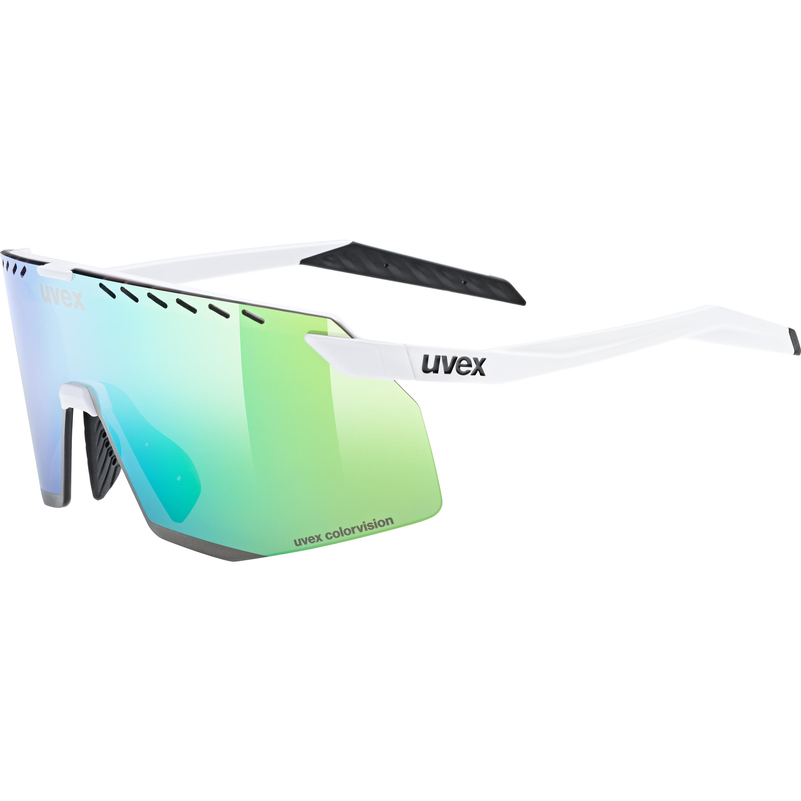 uvex pace stage CV white matt/mir.green | Eyewear | uvex sports